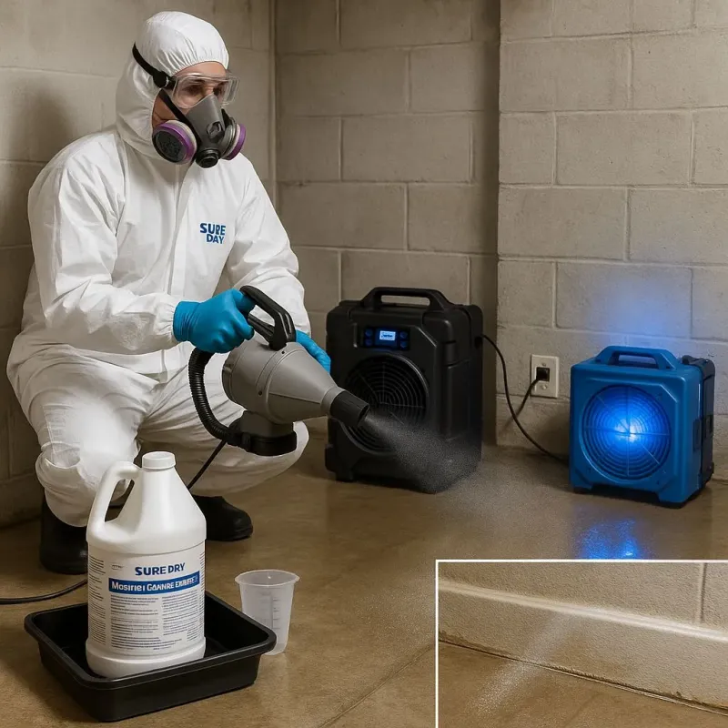 Sanitization and Odor Removal process in Rochester, MI